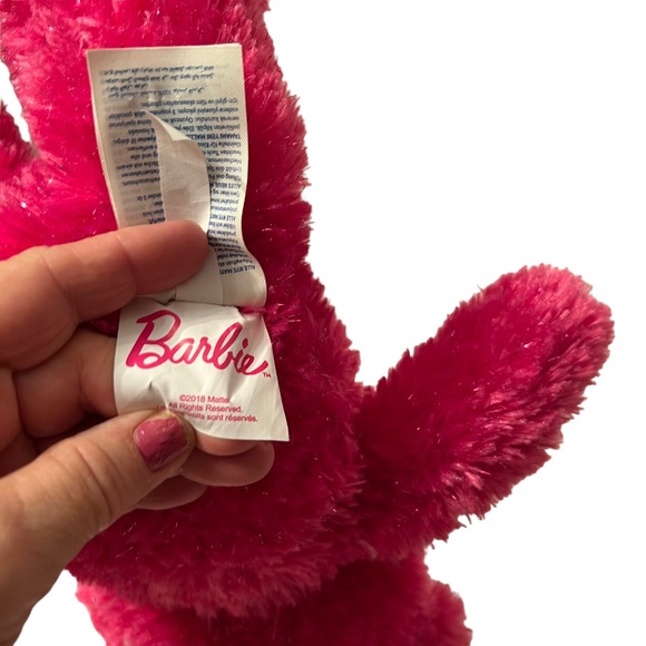 Barbie Build-A-Bear Workshop Pink SparkleStuffed Animal Teddy Bear Plush - Picture 4 of 7